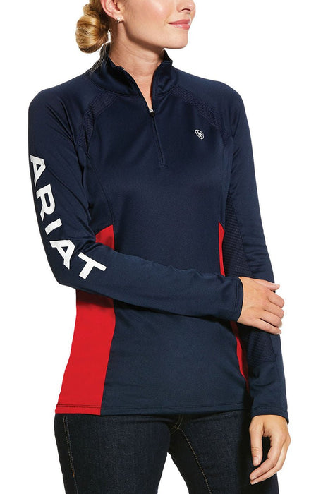 Ariat Women's Sunstopper Team 2.0 1/4 Zip Baselayer - Jeffers - Women > Women's Riding & Equestrian Clothes