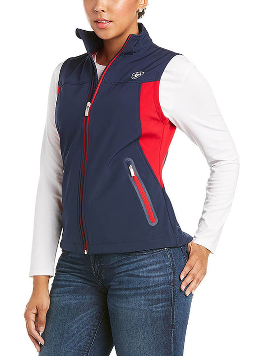 Ariat Women's Team Navy Softshell Vest - Jeffers - Women > Women's Clothing > Women's Jackets & Outerwear