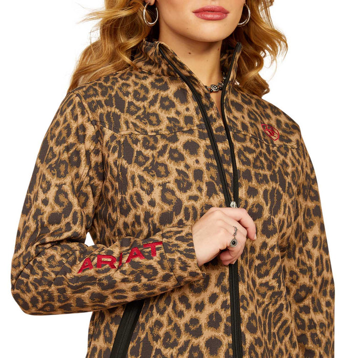 Ariat Women's Team Softshell Print Jacket, Lila Leopard - Jeffers - Farm & Ranch Supplies > Apparel & Accessories