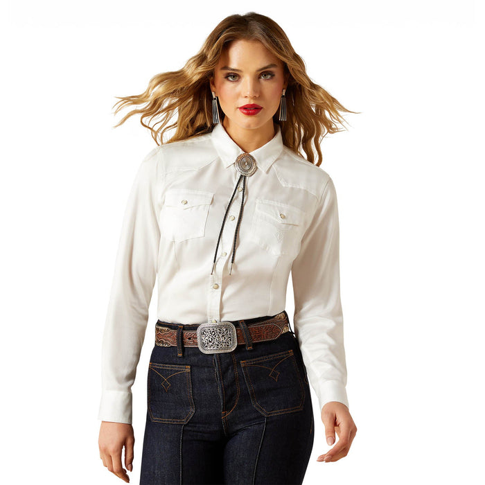 Ariat Womens Timeless Western Shirt - AI8CQ - White - Small - Each - 1
