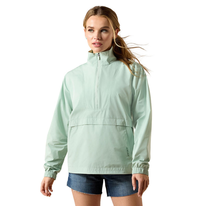 Ariat Women's Whisper Pullover Jacket – Lightweight Water - Repellent Windbreaker - AIBMC - Silt Green - XSmall - 5
