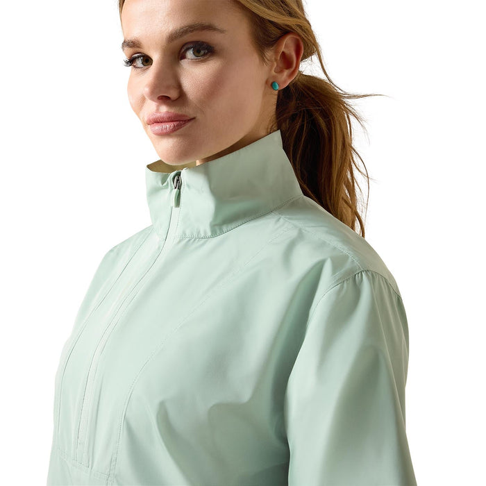 Ariat Women's Whisper Pullover Jacket – Lightweight Water - Repellent Windbreaker - AIBMC - Silt Green - XSmall - 8