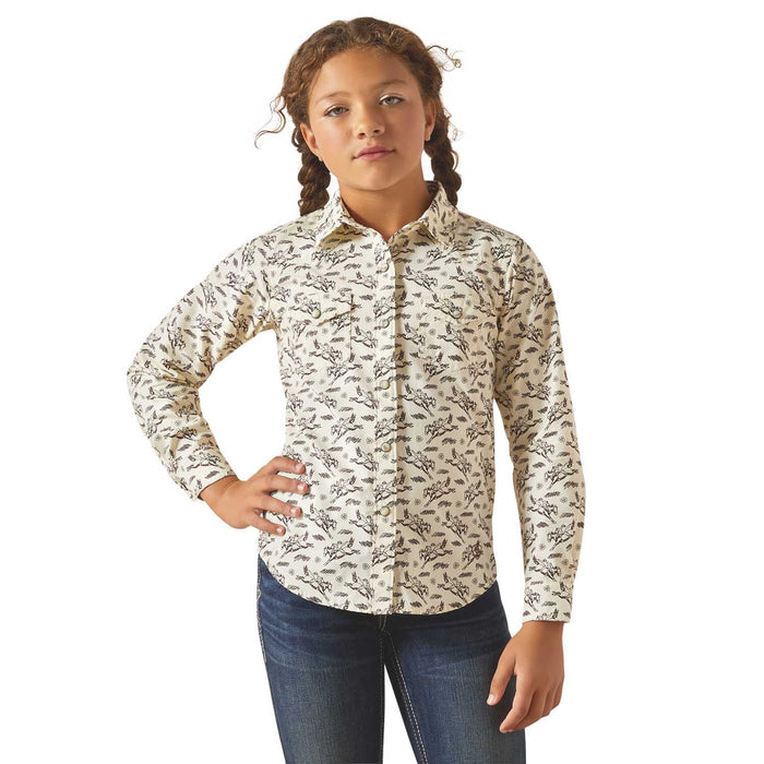 Ariat Youth Shirt - AI8NU - Rodeo Time - Xsmall - Each - 1