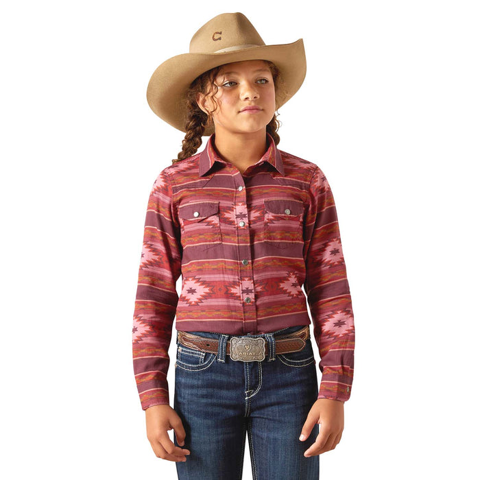Ariat Youth Shirt - AI8PA - Rosa Southwest - Xsmall - Each - 4