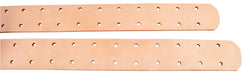 Stirrup Leathers (Pair) 2.5" W - Stirrup Leathers, Horizontal Holes (double row), pair  