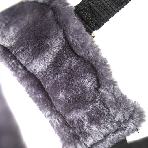 Arma Fleece Lined Lunge Cavesson – Adjustable Nylon Training Cavesson for Horses - SEP26V - Full - Black - 2