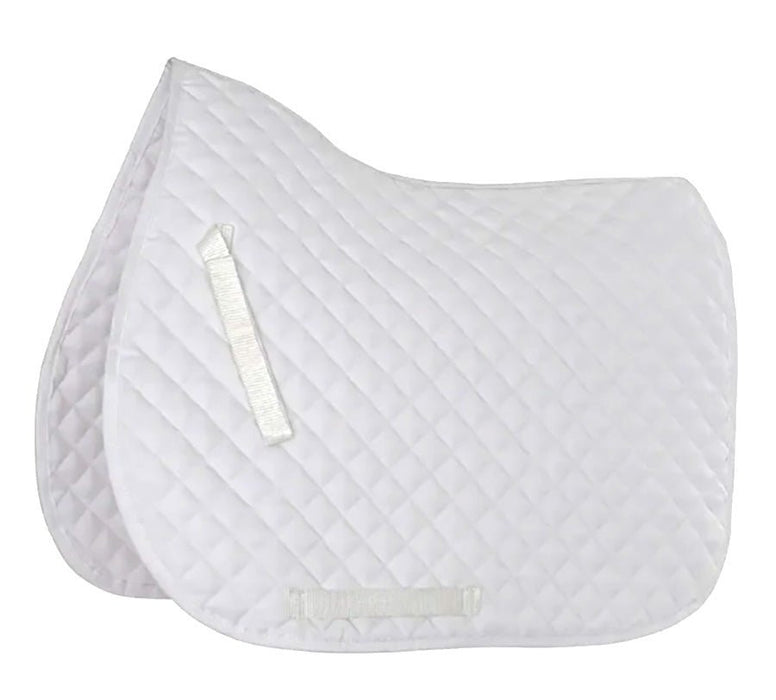 Arma Lite Dressage Saddle Pad with Contoured Spine and Girth Loops - SEP2AP - White - 2