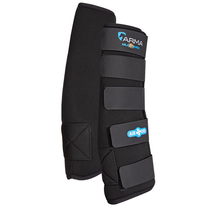 Arma Mud Socks for Horses – Neoprene Lower Leg Protection, Mud Fever Prevention, Set of 2 - SEP2BR - Black - Full - Pair (2 ct) - 1