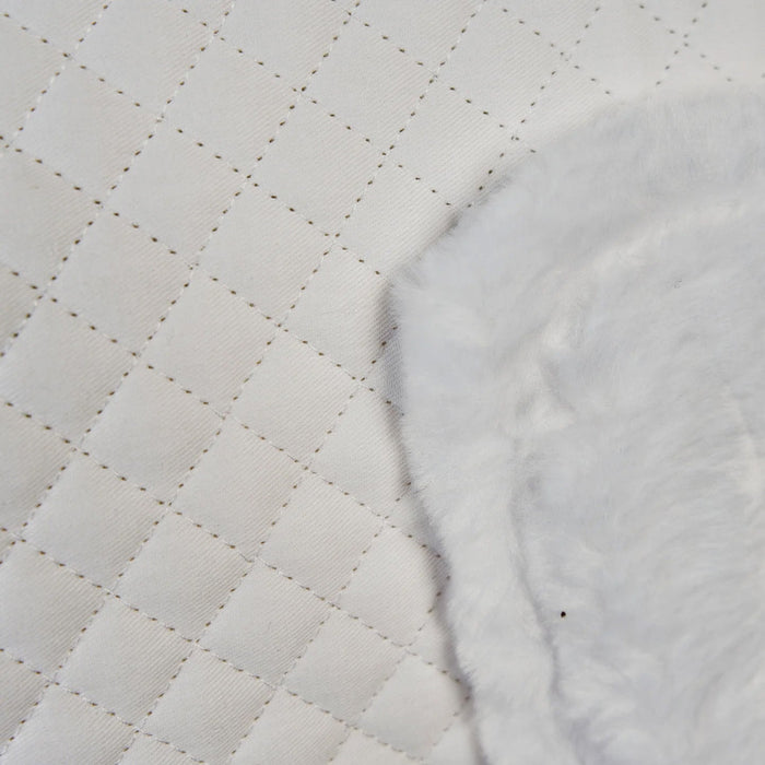 Arma SupaFleece Rimmed Shaped Saddle Pad - SEP2AR - White - 16" - 16.5" - 2