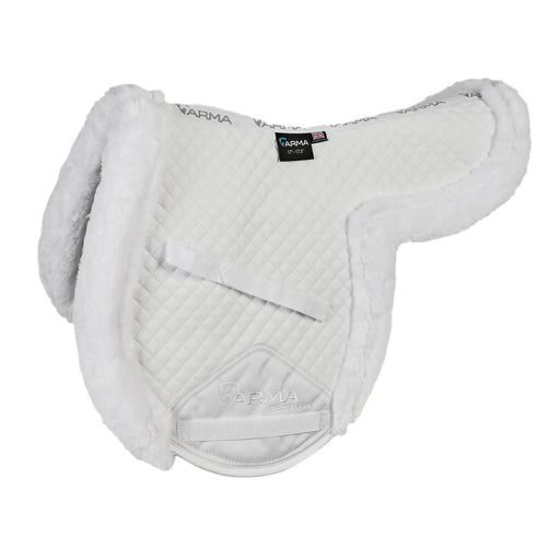 Arma SupaFleece Rimmed Shaped Saddle Pad - SEP2AR - White - 16" - 16.5" - 1