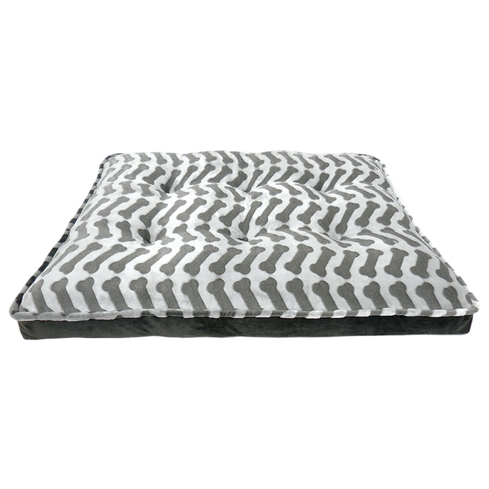 King-Size Waterproof Bella Orthopedic Mattress Bed - Charcoal Zig Zag  