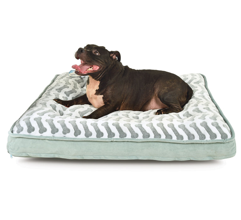 Queen-Size Waterproof Bella Orthopedic Mattress Bed - Mineral Zig Zag  