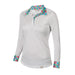 Aubrion Girl's Equestrian Style Long Sleeve Show Shirt - SEP4S8 - Small - Tropical - 4