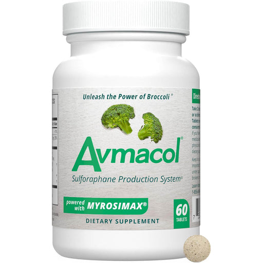 Avmacol Supplement for Detoxification, Antioxidant Support and Overall Wellness for Men & Women, 60 Tablets - 2FXG - 60 Tablets - 1