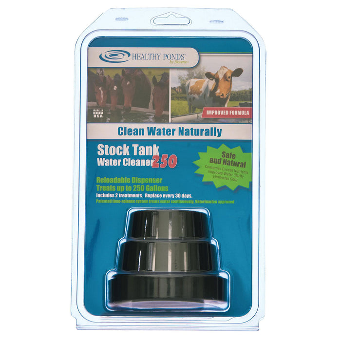 Stock Tank Water Cleaner - Stock Tank Cleaner Kit (Dispenser w/ 2 packs)  