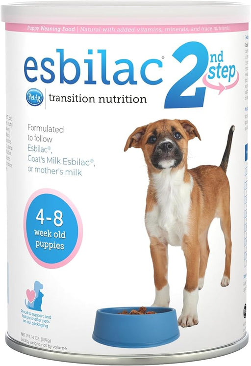 Esbilac 2nd Step Puppy Weaning Food - 14 oz Esbilac 2nd Step Puppy Weaning Food  