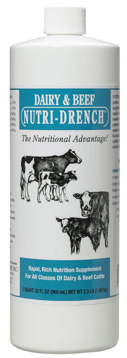 Dairy and Beef Nutri-Drench - Dairy & Beef Nutri-Drench, quart  