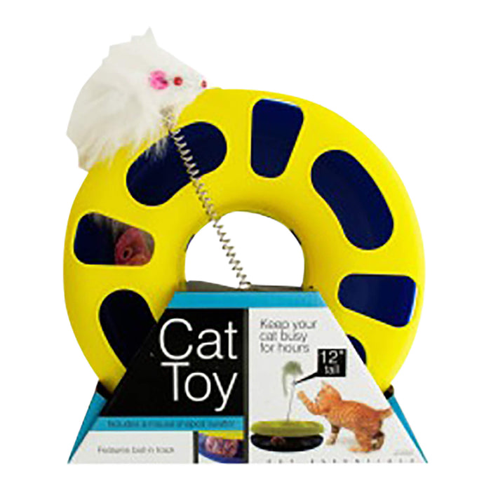Toy Mouse Track Duke's Ball Track Cat Toy with Mouse Swatter — Jeffers