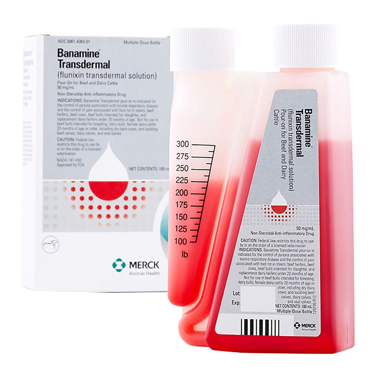 Burnamine Banamine Transdermal for cattle — Jeffers