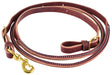 Latigo Round Center Roper Rein -   