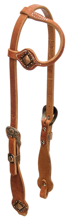 Cowboy Culture Floral Buckle Headstall - Cowboy Culture Floral Buckle Headstall, One Ear  