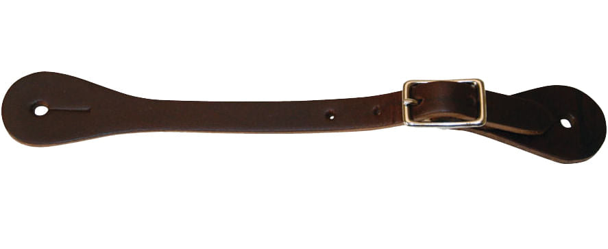 Berlin Custom Leather Economy Spur Straps, pair - Dark  