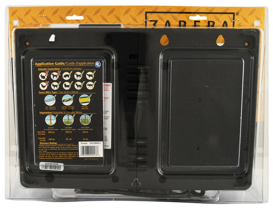 Zareba 200 mile AC Low-Impedance Electric Fence Charger -   