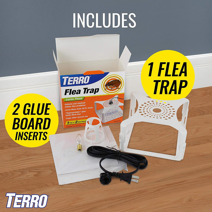 TERRO Flea Trap & Refills - TERRO Flea Trap  