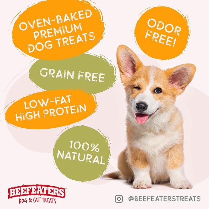 Beefeaters Twist Sticks, Rawhide Free, Oven Baked Dog Treats - Peanut Butter Flavored - 031BE-02515-12 - Peanut Butter - 2.82 oz (Case of 12) - 3