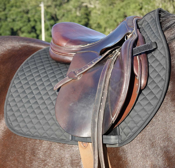 BeneFab Therapeutic All Purpose Saddle Pad, Black - Jeffers - Horse Supplies > Horse Tack > Saddle Pads & Blankets