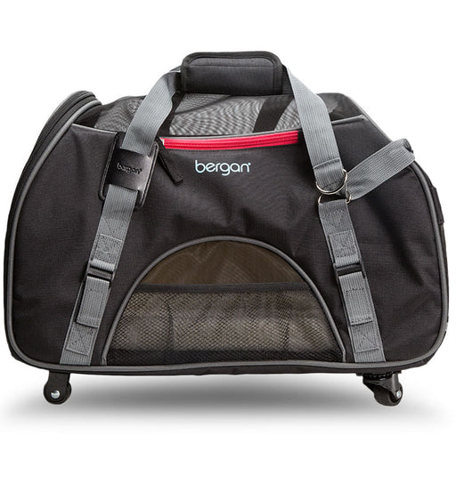 Bergan Pet Wheeled Comfort Carrier - Jeffers - Dog Supplies > Dog Kennels & Runs