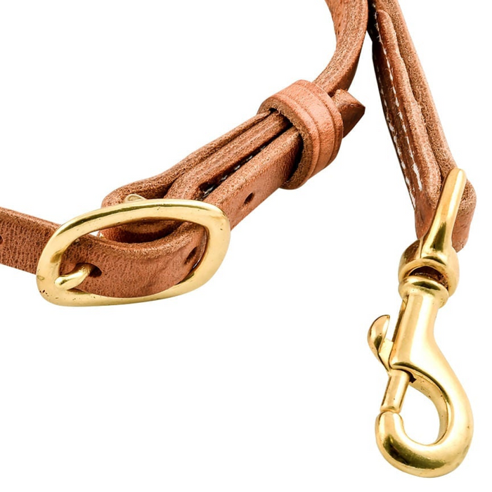 Berlin Leather Adjustable Tie Down for Horses