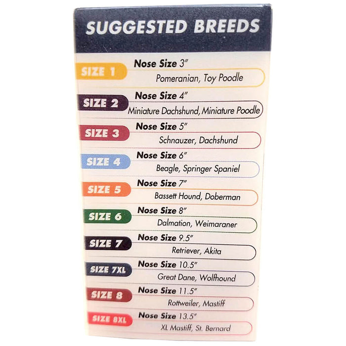 Best Fit Adjustable Mesh Dog Muzzle - 024COA-37611 - Size 7XL - 5