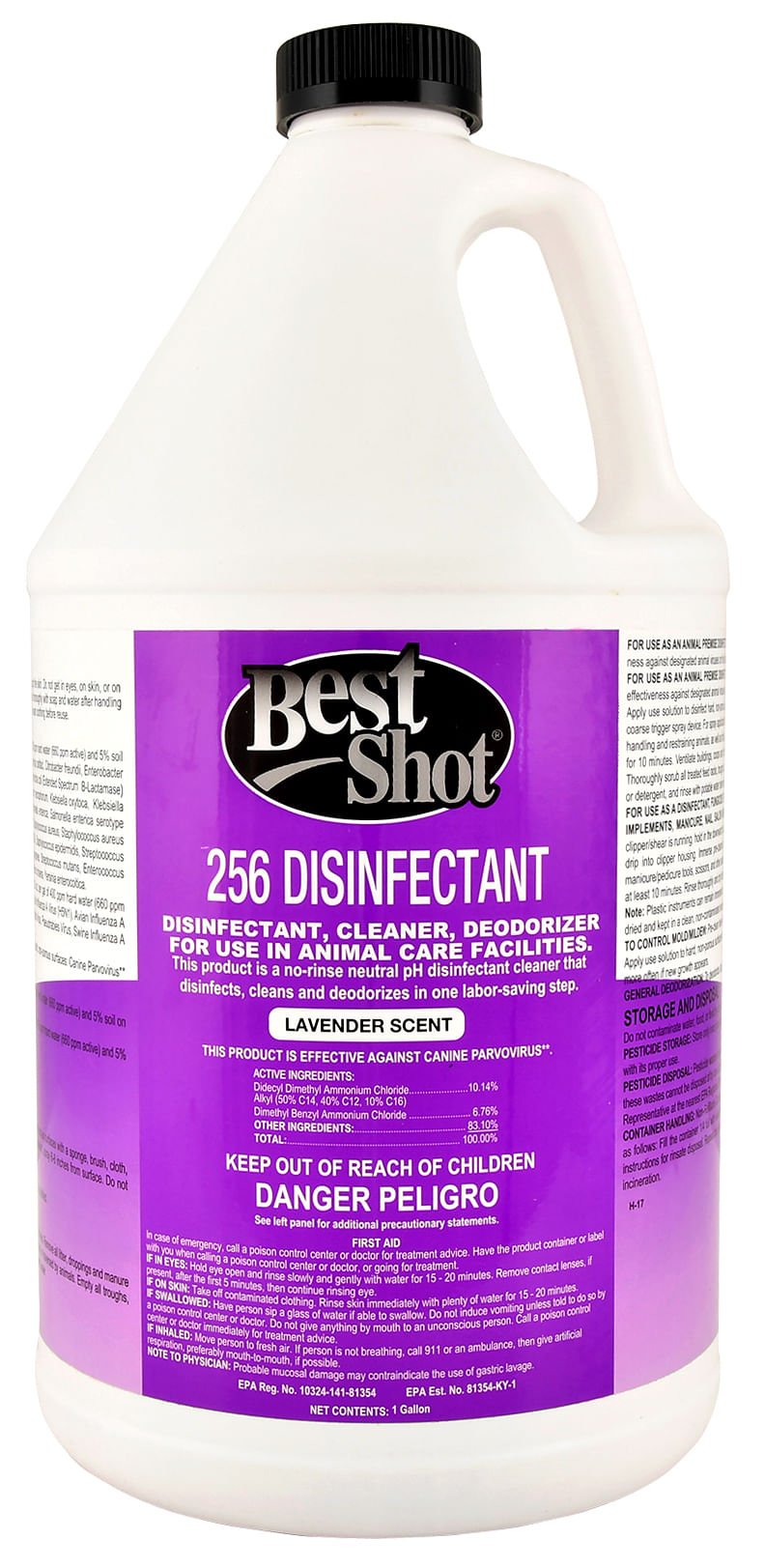 Best Shot 256 Disinfectant for Animal Care Facilities — Jeffers