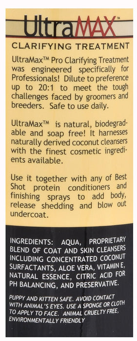 Best Shot UltraMAX Pro Clarifying Shampoo - Jeffers - Animal & Pet Supplies > Pet Grooming > Pet Shampoo & Conditioner