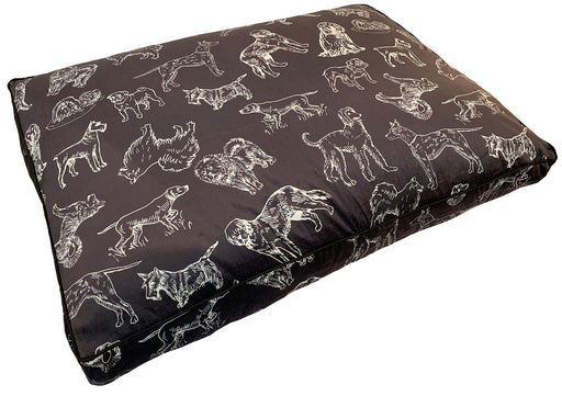 Pooch Pen Printed Fleece Pet Bed Cover (36" x 27") - Breeds  