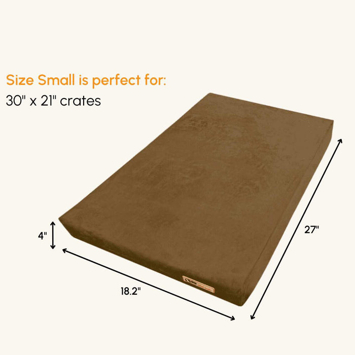 Big Barker 4" Thick Ortholift Crate Dog Bed – Orthopedic Foam Mat for Dogs - Jeffers - Dog Supplies > Dog Beds