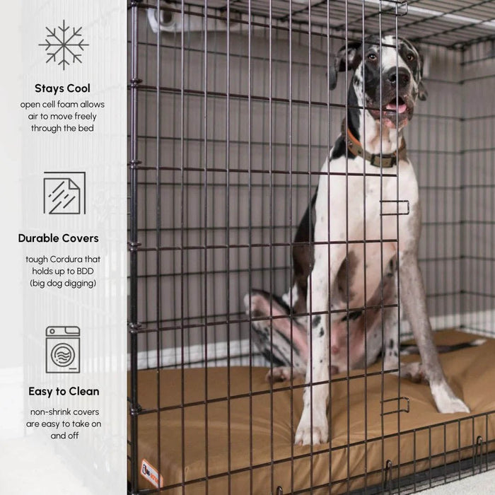 Big Barker 4" Thick Ortholift Crate Dog Bed – Orthopedic Foam Mat for Dogs - Jeffers - Dog Supplies > Dog Beds