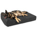 Big Barker 7" Thick Headrest Dog Bed – Orthopedic Foam Bed for Large & Giant Breed Dogs, Vet Recommended, Machine Washable - H7YD - XLarge - 52" x 36" x 7" - Chocolate - 1 ct - 27