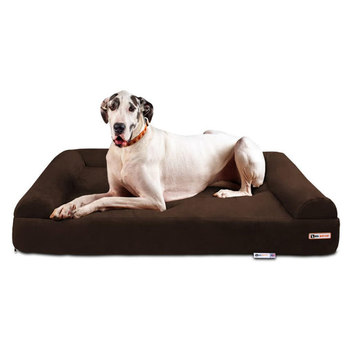 Big Barker 7" Thick Orthopedic Sofa Dog Bed for Large & Giant Breed Dogs – Vet Recommended, Joint Support, Durable Foam - Jeffers - Dog Supplies > Dog Beds