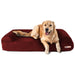Big Barker 7" Thick Orthopedic Sofa Dog Bed for Large & Giant Breed Dogs – Vet Recommended, Joint Support, Durable Foam - H7YZ - Burgundy - Large – 48" x 30" x 7" - 1 ct - 13