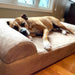 Big Barker 7" Thick Orthopedic Sofa Dog Bed for Large & Giant Breed Dogs – Vet Recommended, Joint Support, Durable Foam - H7Z3 - Khaki - Large – 48" x 30" x 7" - 1 ct - 23