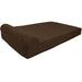 Big Barker Headrest Dog Bed, 4" Thick – Orthopedic Support for Small to Large Dogs - H7XW - Chocolate - Medium - 4" x 33" x 21" - 1 ct - 13