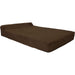 Big Barker Headrest Dog Bed, 4" Thick – Orthopedic Support for Small to Large Dogs - H7XW - Chocolate - Medium - 4" x 33" x 21" - 1 ct - 12