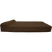 Big Barker Headrest Dog Bed, 4" Thick – Orthopedic Support for Small to Large Dogs - H7XW - Chocolate - Medium - 4" x 33" x 21" - 1 ct - 14