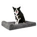 Big Barker Headrest Dog Bed, 4" Thick – Orthopedic Support for Small to Large Dogs - H7Y2 - Charcoal - Large - 4" x 39" x 25" - 1 ct - 33