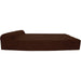 Big Barker Headrest Dog Bed, 4" Thick – Orthopedic Support for Small to Large Dogs - H7Y3 - Chocolate - Small - 4" x 27" x 18" - 1 ct - 42