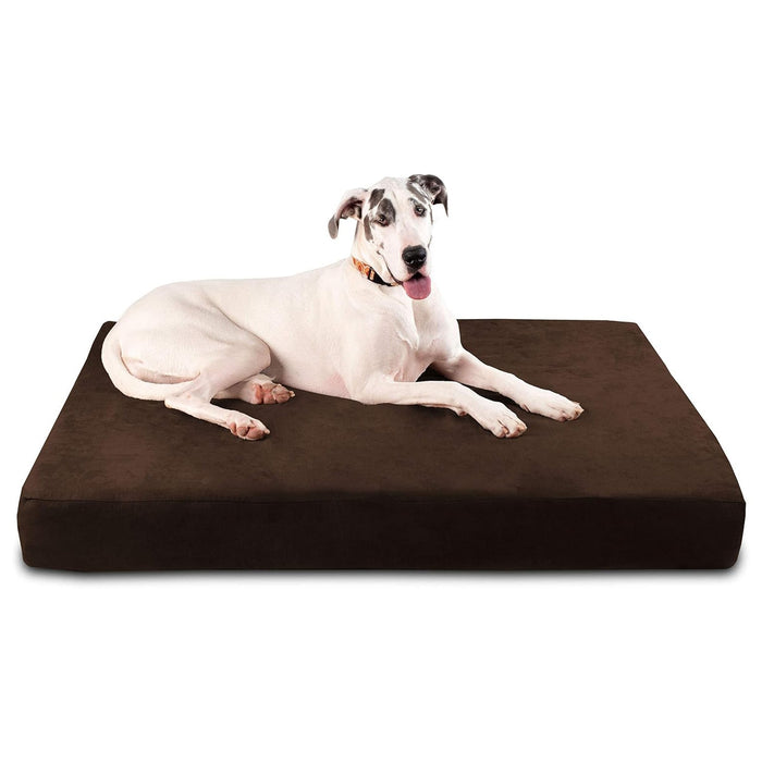 Big Barker Original Sleek Dog Bed, 7" Thick – Orthopedic Foam for Large & Giant Dogs - H7YK - Chocolate - Giant - 60" x 48" x 7" - 1 - 12