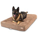 Big Barker Original Sleek Dog Bed, 7" Thick – Orthopedic Foam for Large & Giant Dogs - H7YT - Khaki - XLarge - 52" x 36" x 7" - 1 - 35