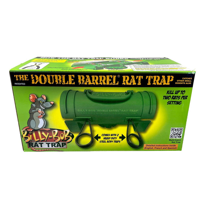 Billy-Bob Double Barrel Rat Trap, 2-Trap Design - B2F5 - Green - 1 - 1